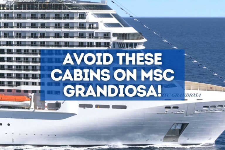 cabins to avoid on msc grandiosa