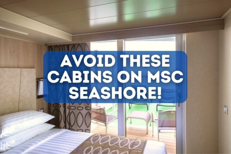 cabins to avoid on msc seashore