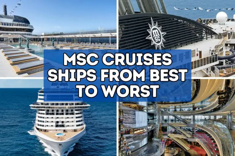 msc cruise ships best and worst