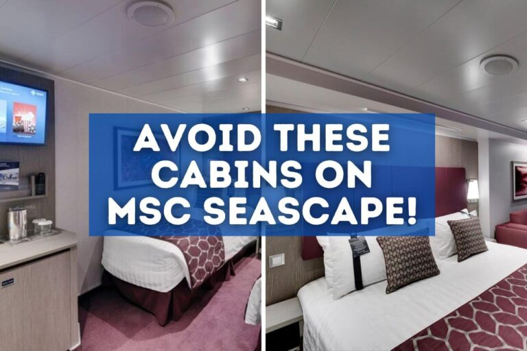 the cabins to avoid on msc seascape