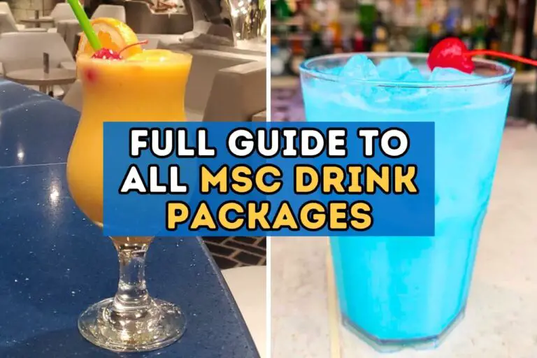 msc drink packages