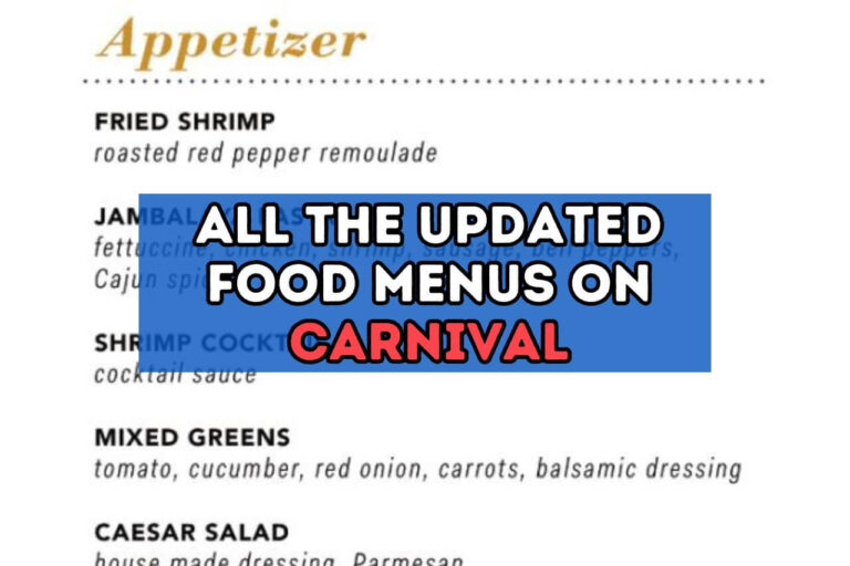 carnival menus