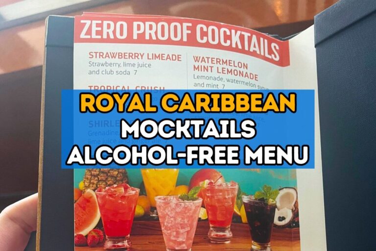royal caribbean mocketails and alcohol free menu