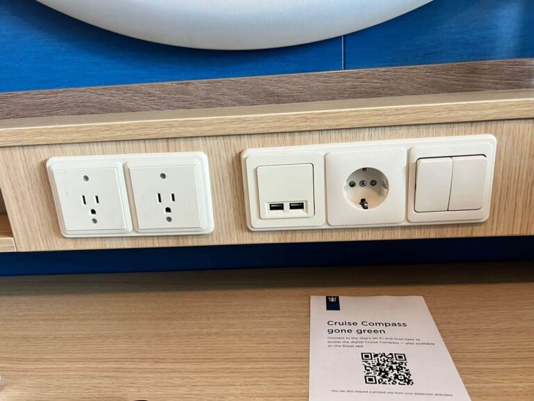 Electrical plug sockets on Royal Caribbean (list for every ship ...