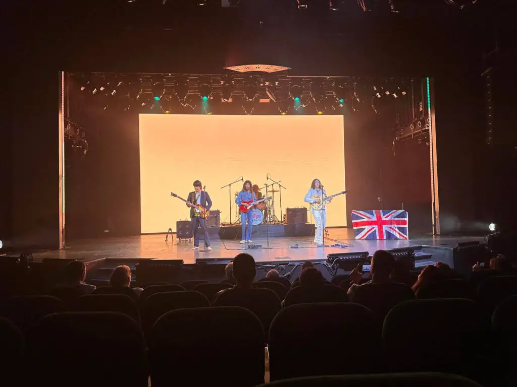 Beatles show on a NCL Ship