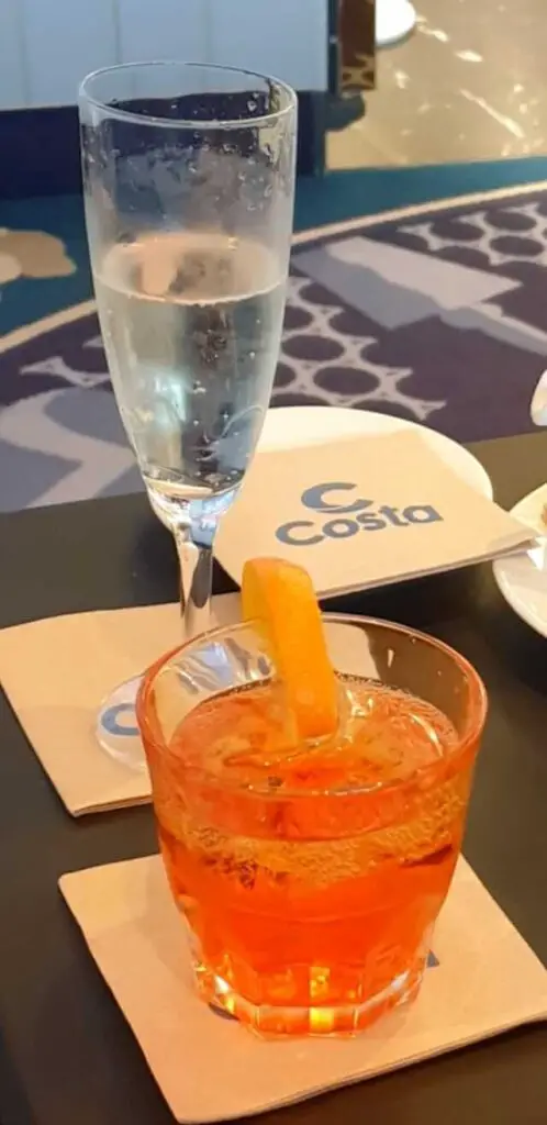 Costa Cruises Drinks