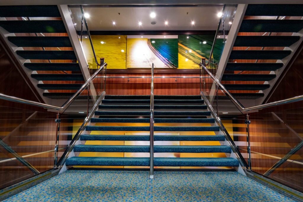 Stairs of a cruise