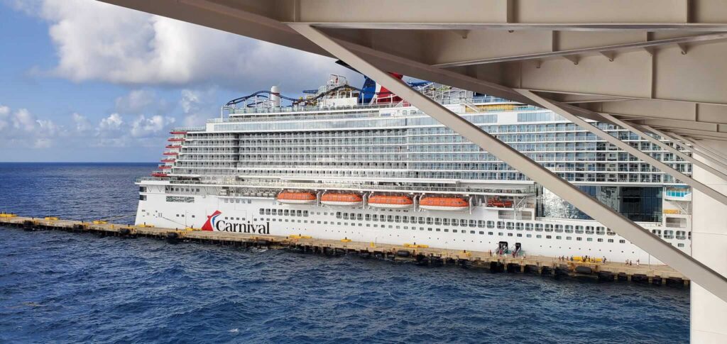 Carnival ship docked