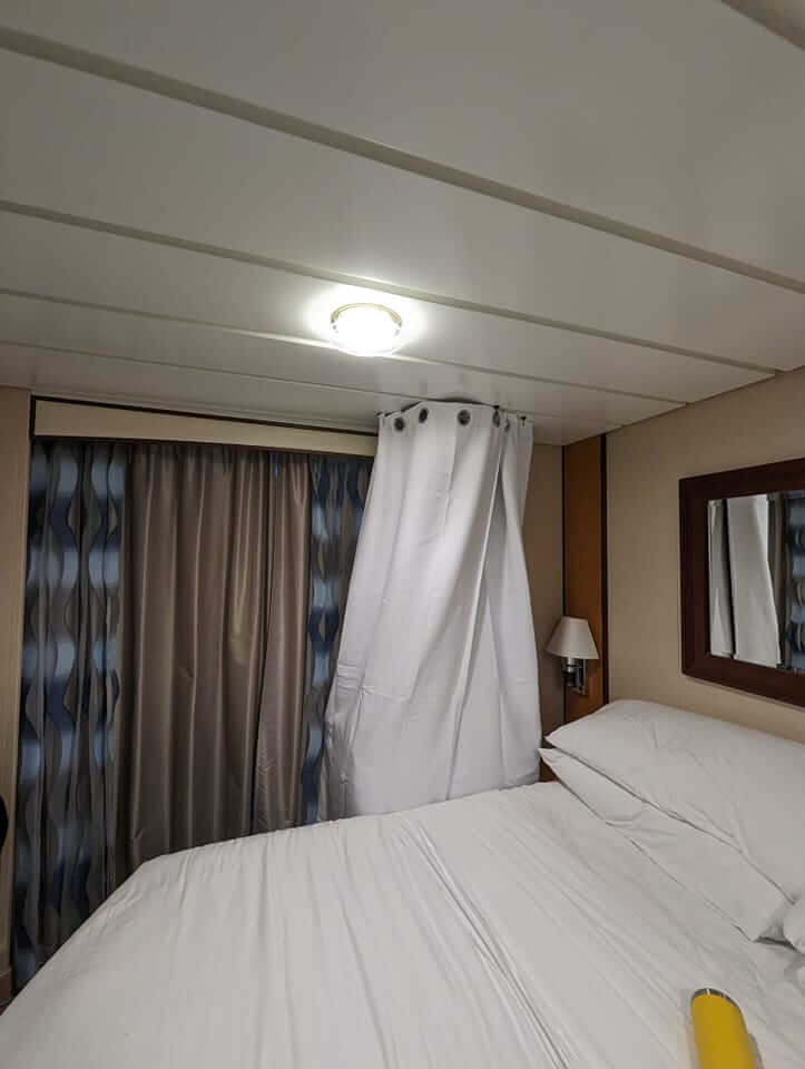 Cruise cabin curtains