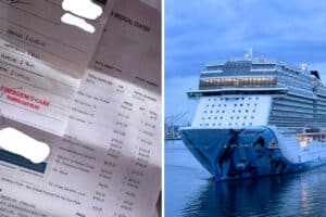 Cruise passenger receives a high bill