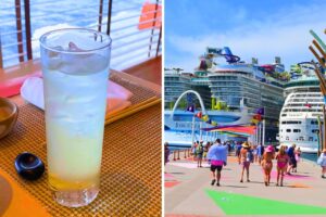 Free drinks on cruise ships