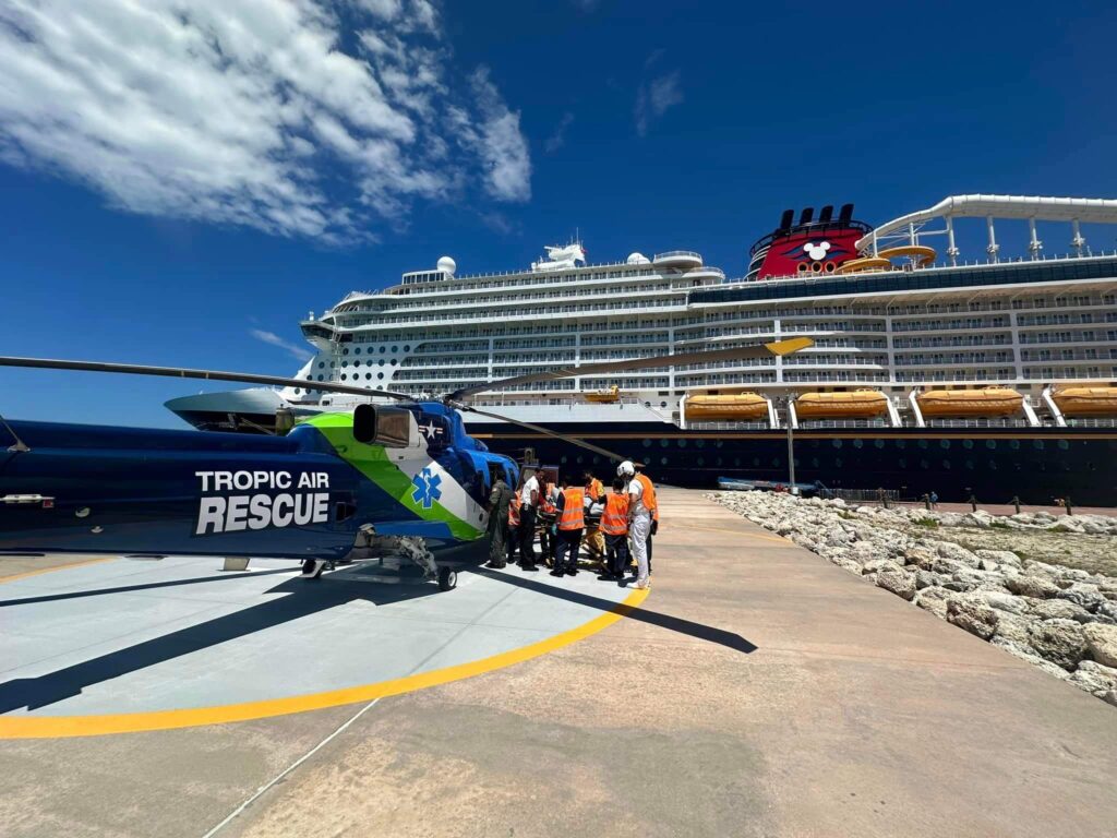 Helicopter Air Ambulance in the Bahamas