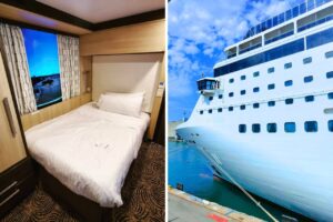 cheap cabin on a cruise ship