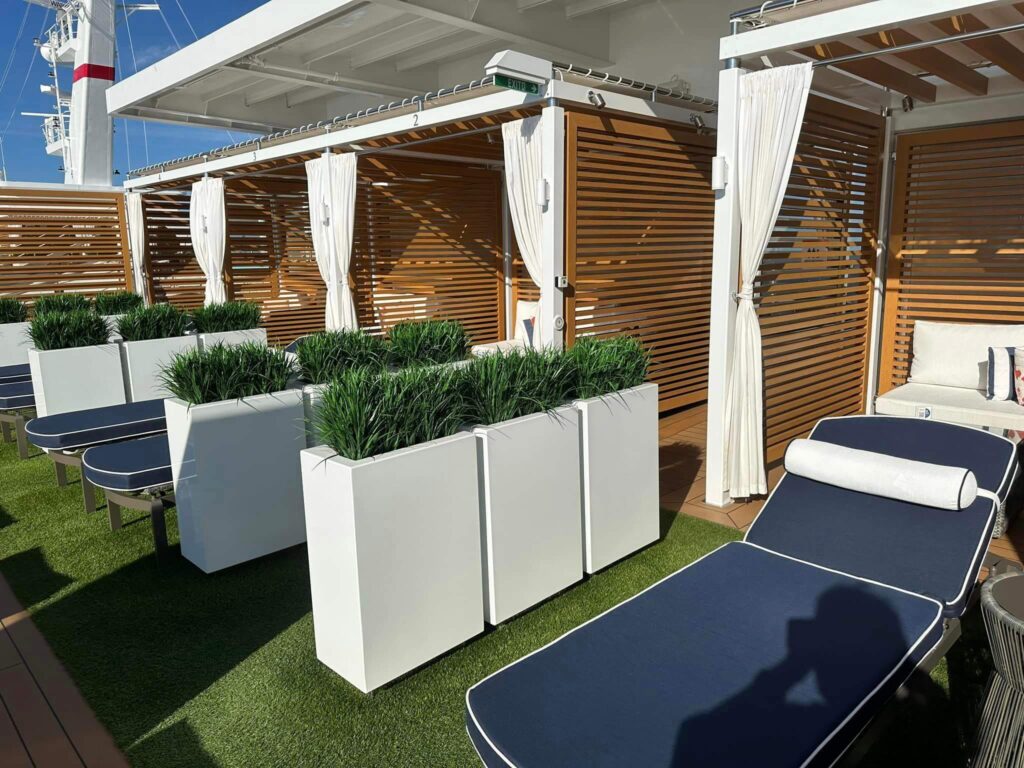 Private cabanas