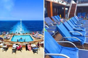 Pools on cruise ships