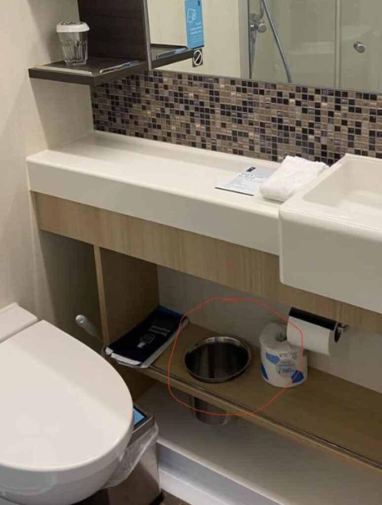 toilet waste basket