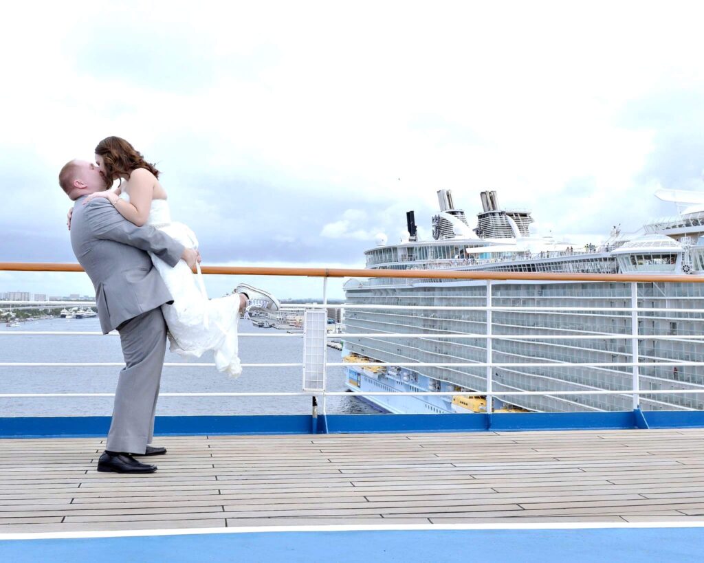 Wedding on a cruise ship