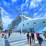 cruise ships in port