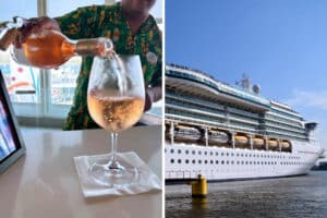 free drink on a cruise