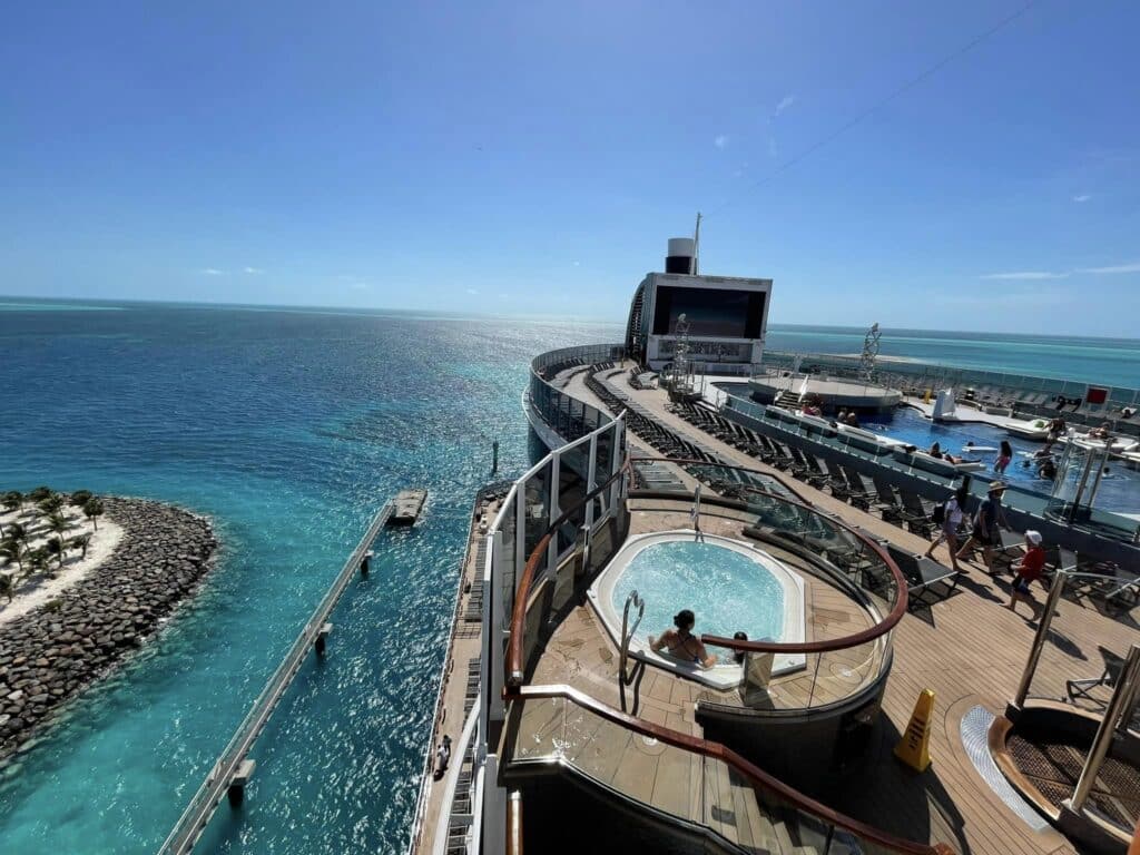 MSC Seashore top deck