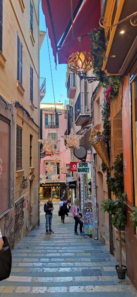 Small pedestrian street in Spain