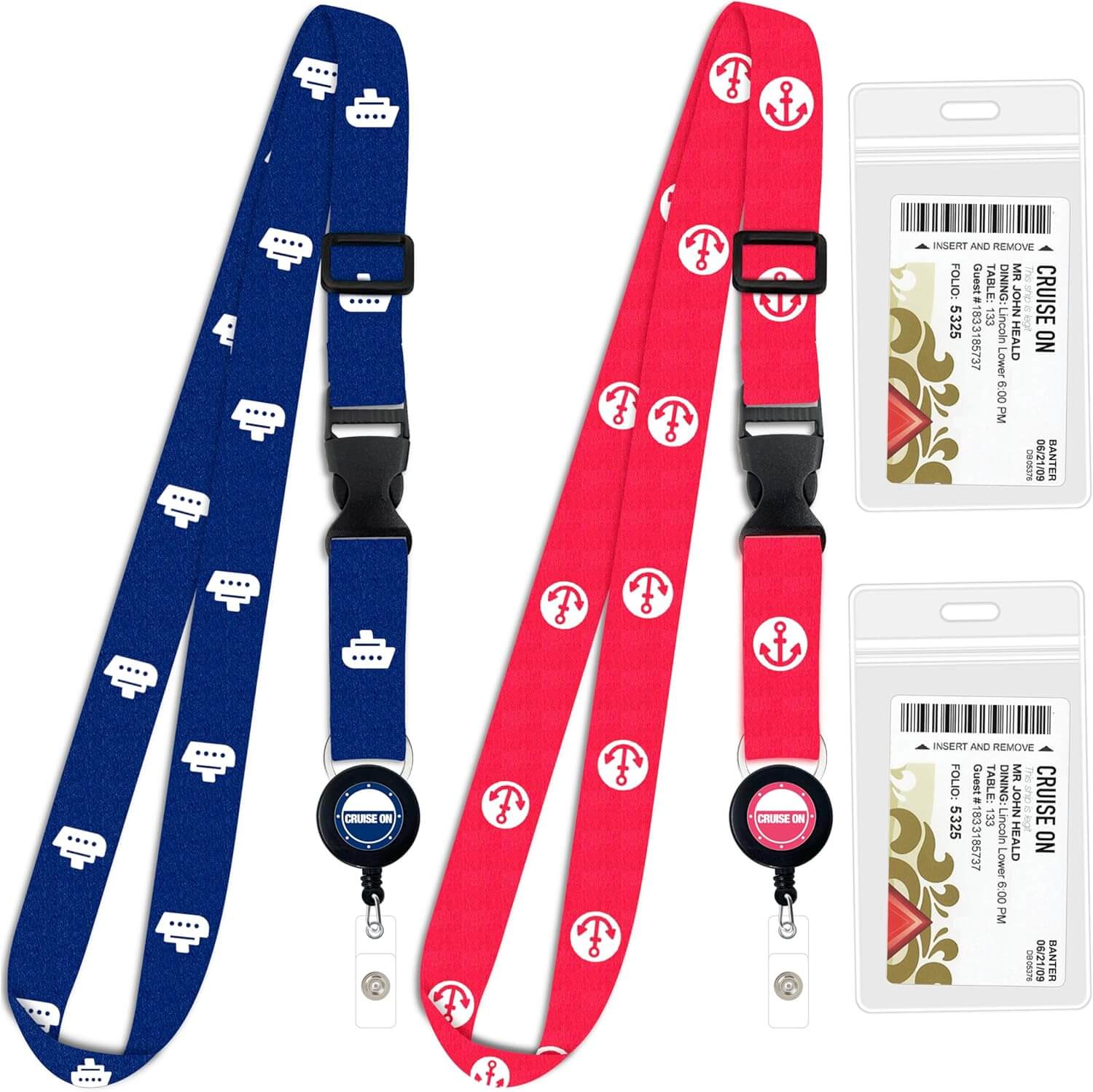 Cruise Lanyard for Ship Cards (with ID Holder)