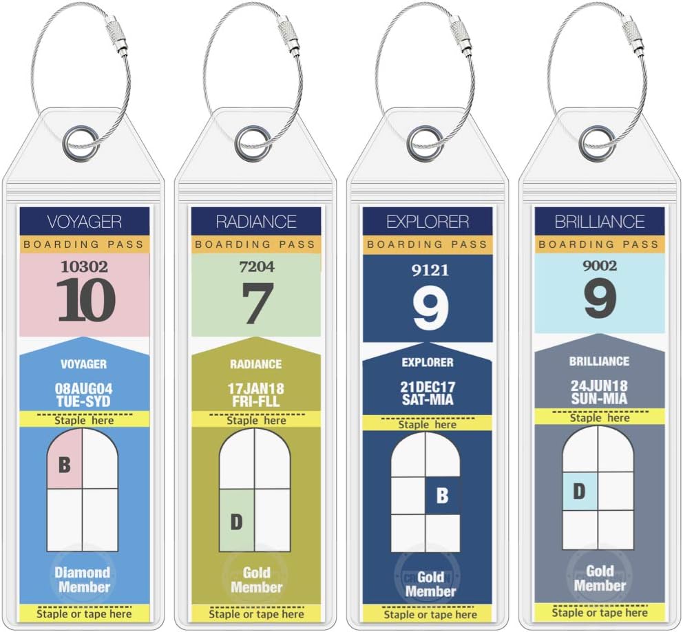 Fits All Cruise Lines, Luggage Tag Holders