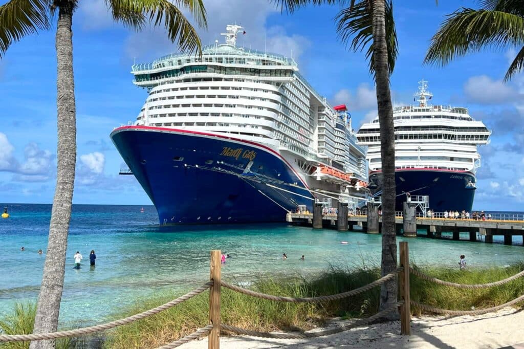 Carnival ships docked