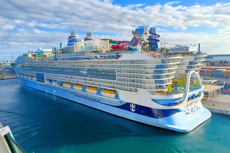 huge Royal Caribbean ship