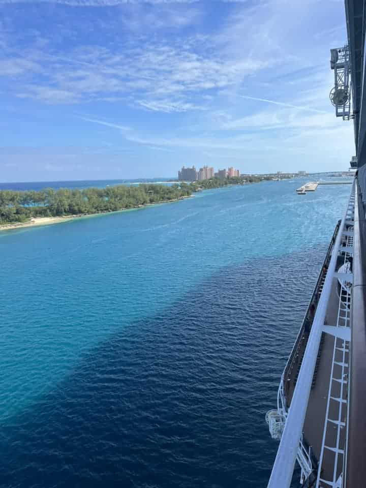 Arriving in Nassau