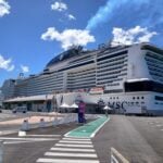 Arrive in port