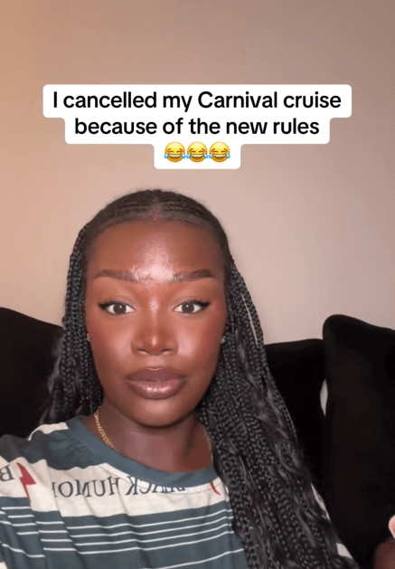 Screenshot from the video by @kiarajaxn