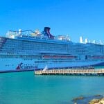 cruise ship stop in port