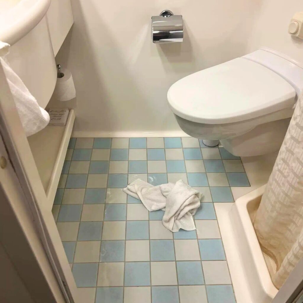 Cruise ship toilet