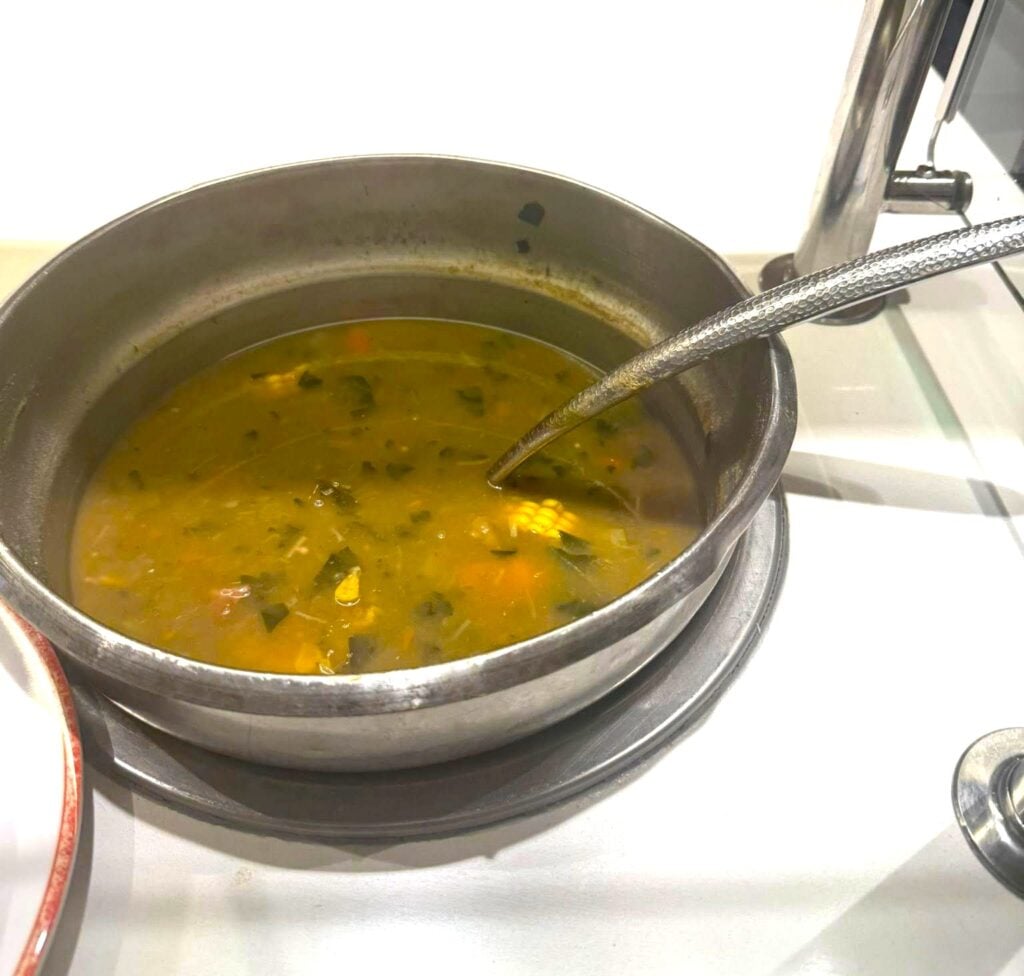 Soup on cruise ship