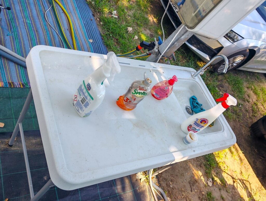 Camping cleaning products