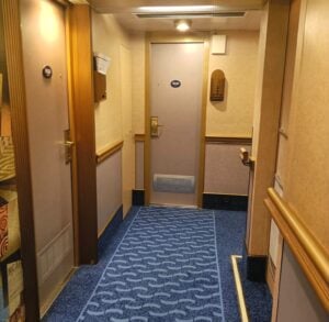 cabin door hallway corridor