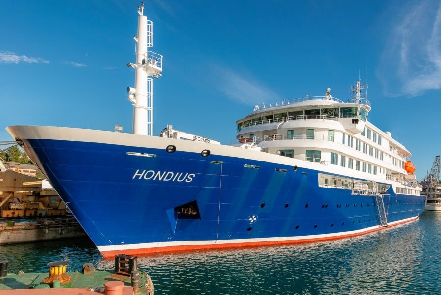 m/v Hondius operated by Oceanwide Expeditions